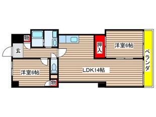 ミラ川名の物件間取画像